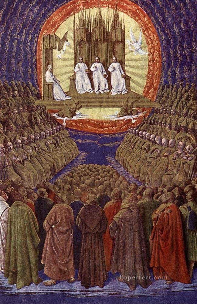 The Enthronement Of The Virgin Jean Fouquet Oil Paintings